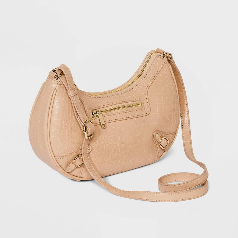 Crescent Shoulder Handbag - Wild Fable Tan
