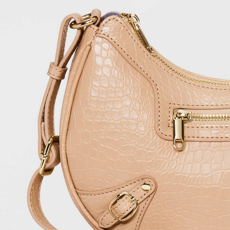 Crescent Shoulder Handbag - Wild Fable Tan