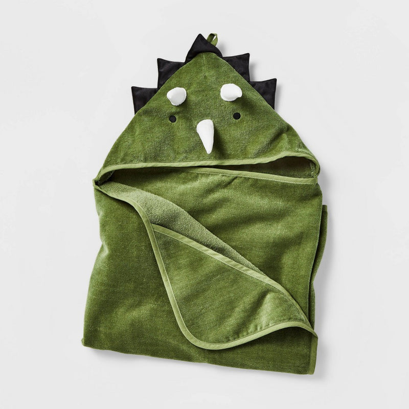 25"x50" Dinosaur Kids' Hooded Towel - Pillowfort
