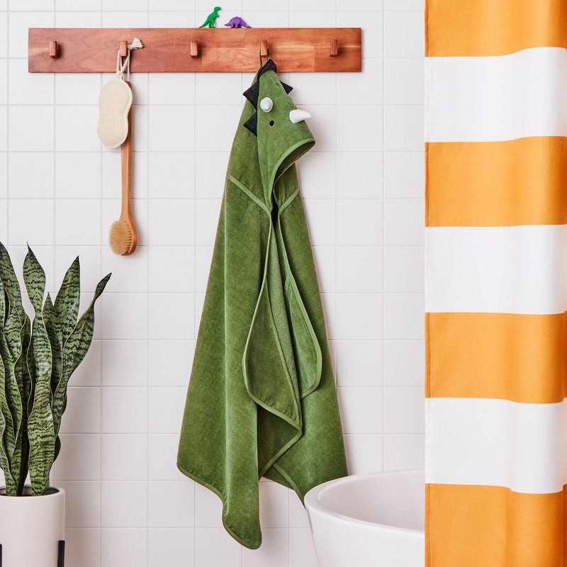 25"x50" Dinosaur Kids' Hooded Towel - Pillowfort