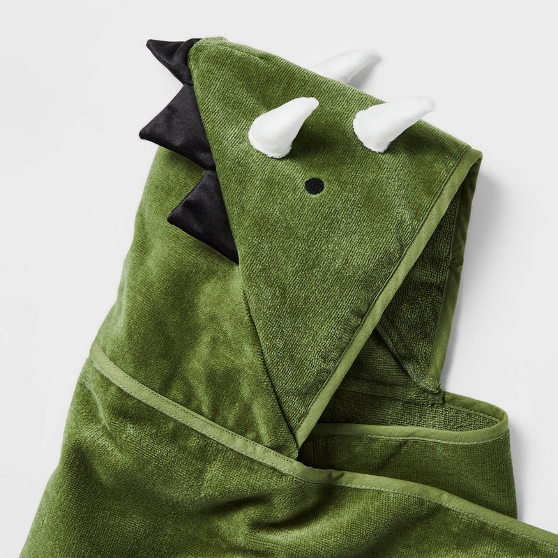 25"x50" Dinosaur Kids' Hooded Towel - Pillowfort