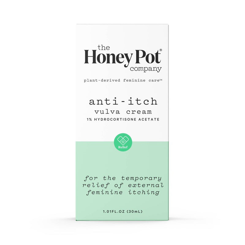 The Honey Pot Anti-Itch Cream with 1% Hydrocortisone - 1.01 fl oz