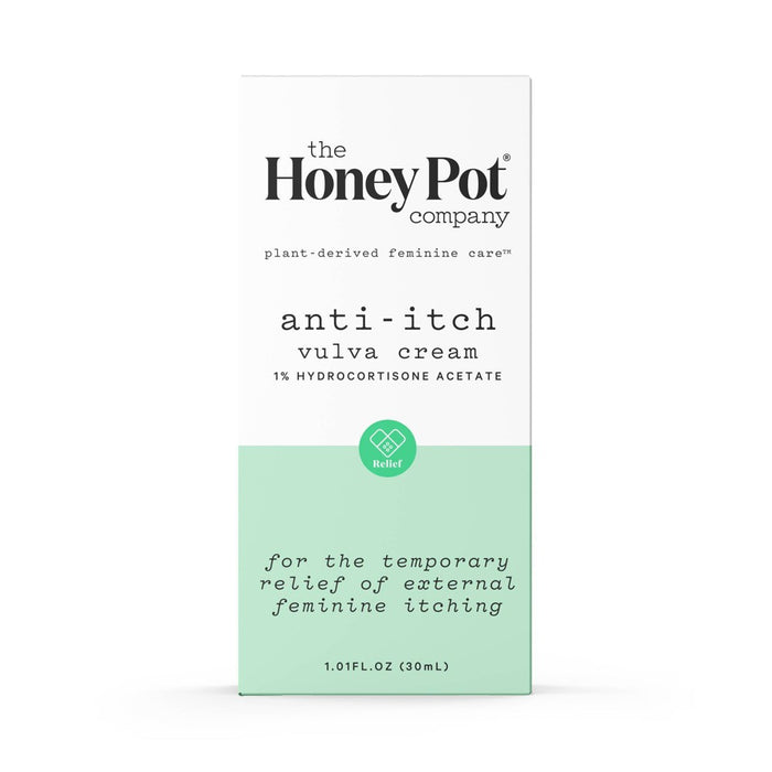 The Honey Pot Anti-Itch Cream with 1% Hydrocortisone - 1.01 fl oz