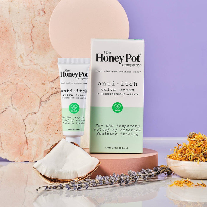 The Honey Pot Anti-Itch Cream with 1% Hydrocortisone - 1.01 fl oz