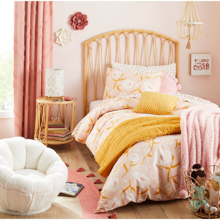 Teddy Bear Plush Kids' Throw Pink - Pillowfort