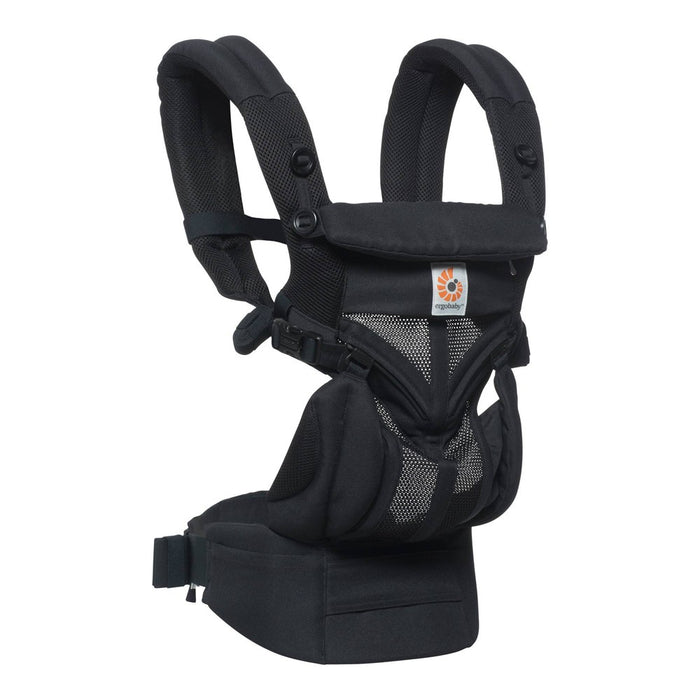 Ergobaby Omni 360 Cool Air Mesh Baby Carrier Lumbar Support - Onyx Black 7-45lb