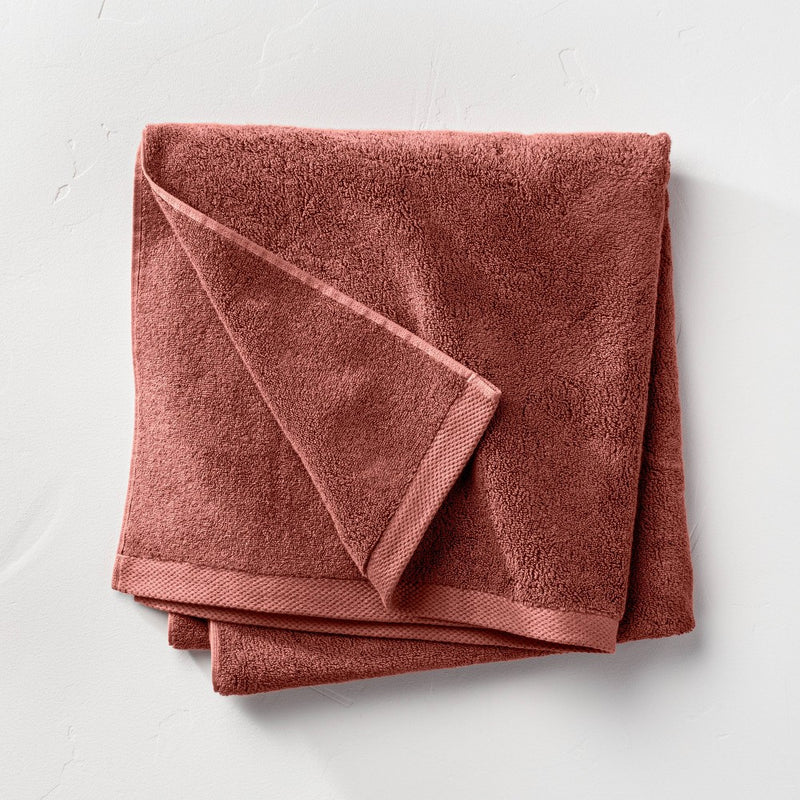 Organic Bath Sheet Bronze Brown - Casaluna