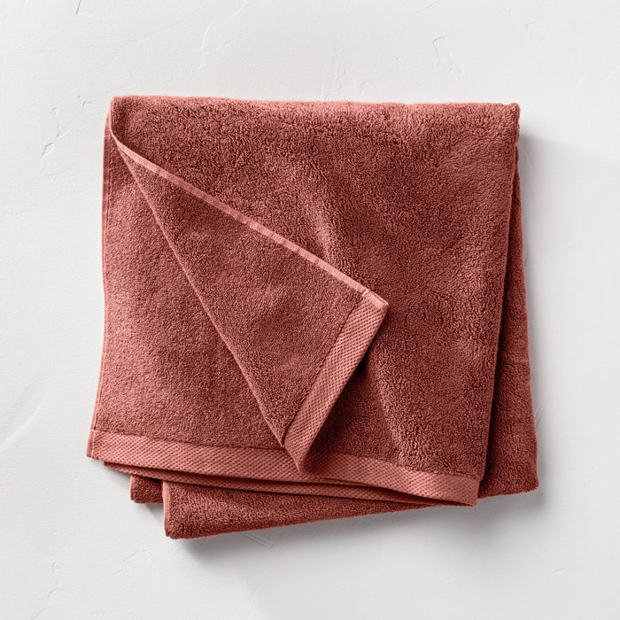 Organic Bath Sheet Bronze Brown - Casaluna
