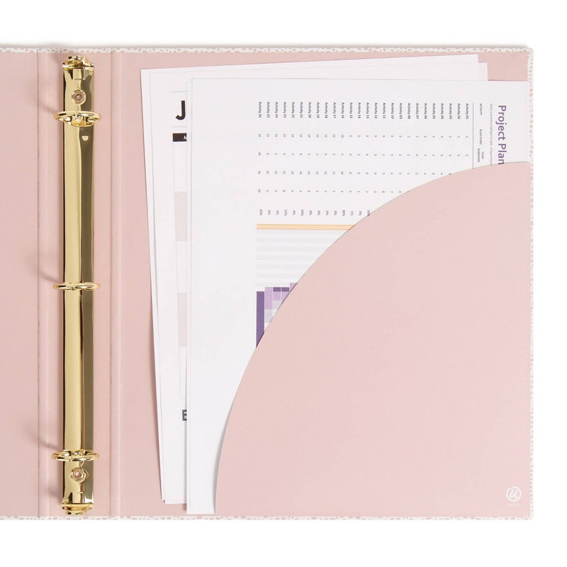 U Brands 1" Binder Sophisticated Speckle