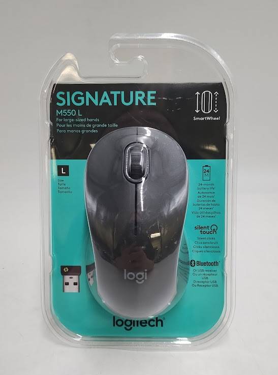 Signature M550 Wireless Mouse - Large - Graphite