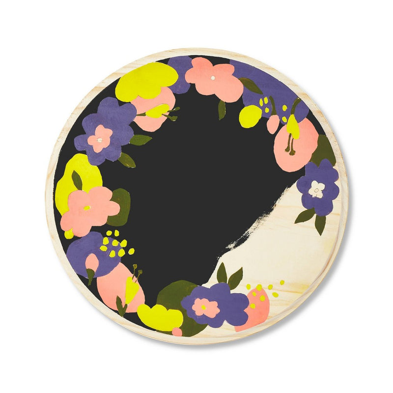 12" Round Wood Disc - Mondo Llama