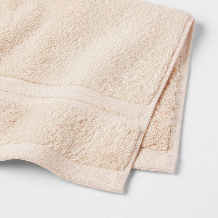 Spa Plush Washcloth Almond - Threshold