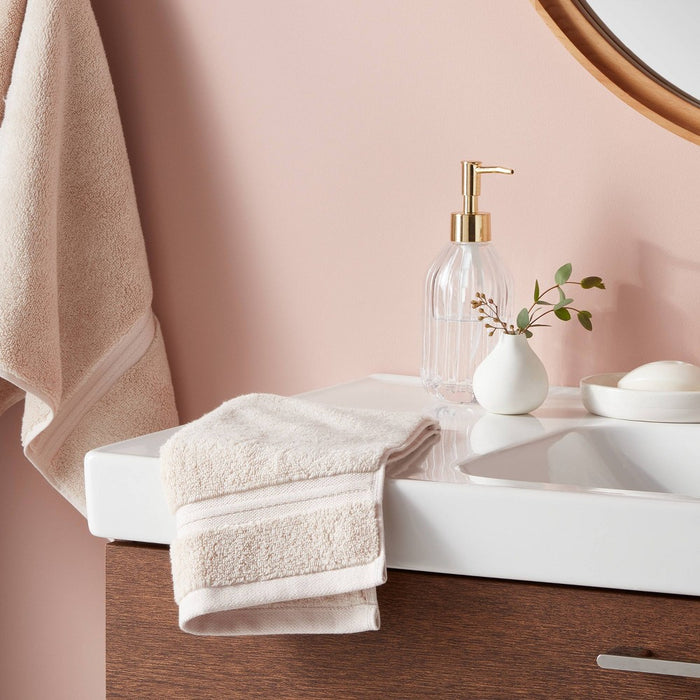 Spa Plush Washcloth Almond - Threshold