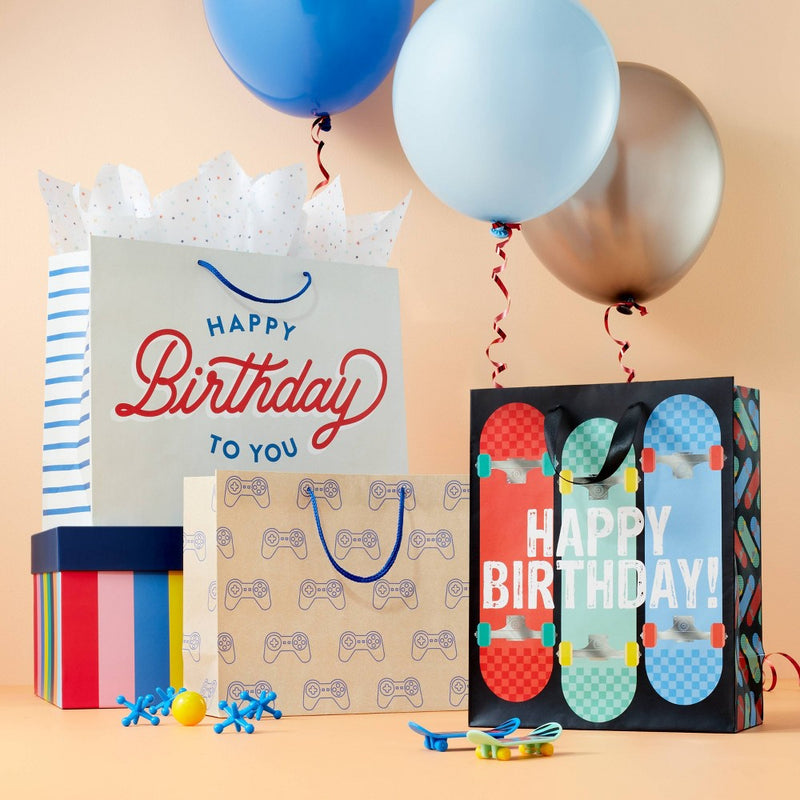 "Happy Birthday to You" Boys Large Gift Bag - Spritz
