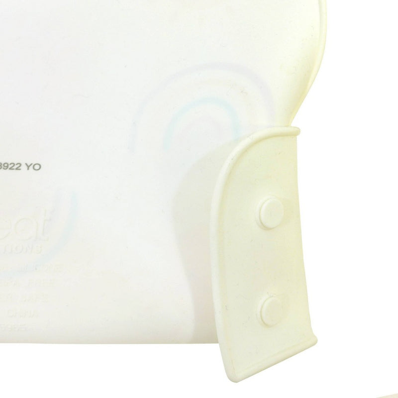 Neat Solutions Toddler Silicone Fold Down Bib - Neutral