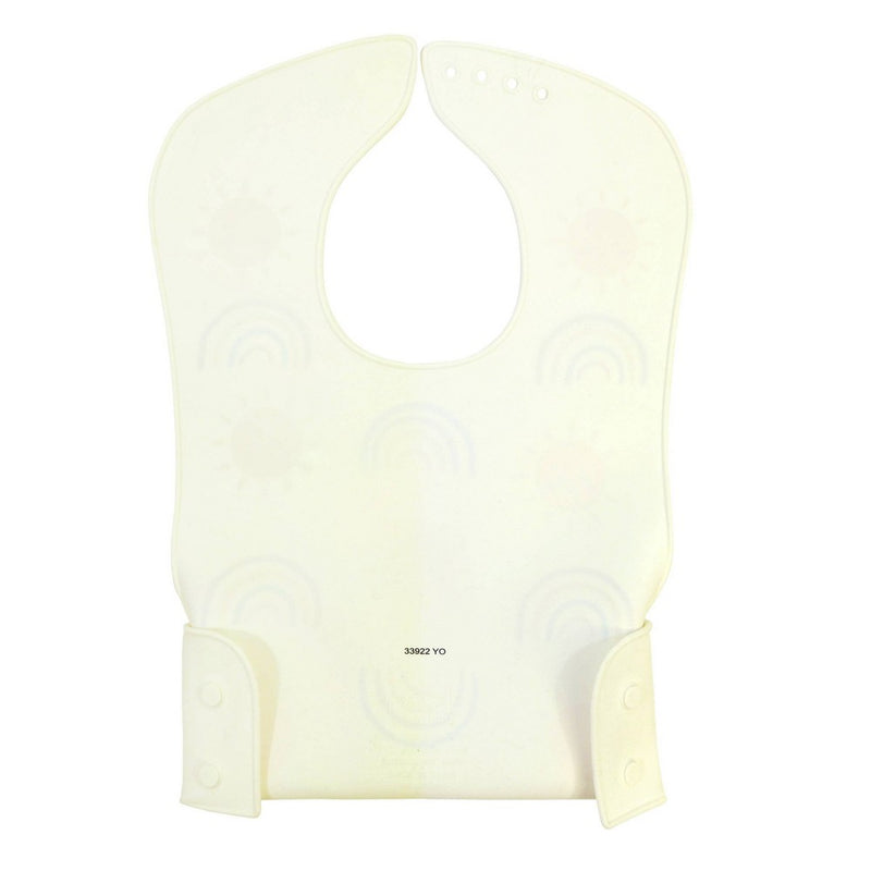 Neat Solutions Toddler Silicone Fold Down Bib - Neutral