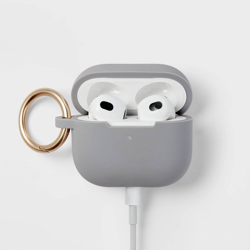 Apple AirPods 3rd Generation Silicone Case with Clip - heyday Wild Dove