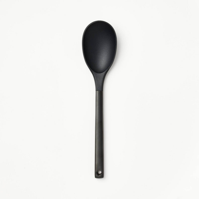 Stainless Steel and Nylon Solid Spoon Matte Black - Figmint