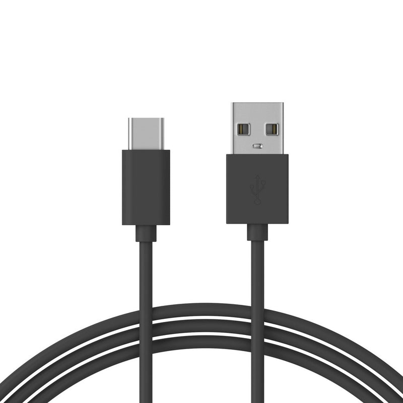 Just Wireless 6' TPU Type-C to USB-A Cable - Gray