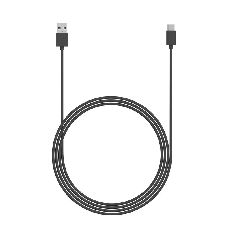 Just Wireless 6' TPU Type-C to USB-A Cable - Gray