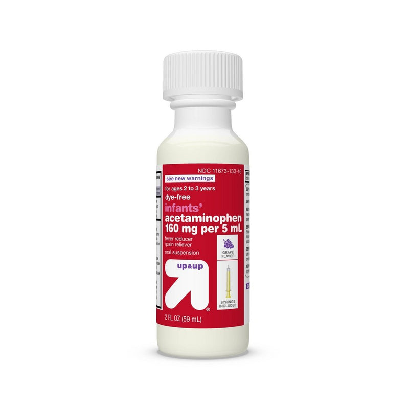 Dye-Free Infants' Acetaminophen - 2pk/2 fl oz Each - up & up