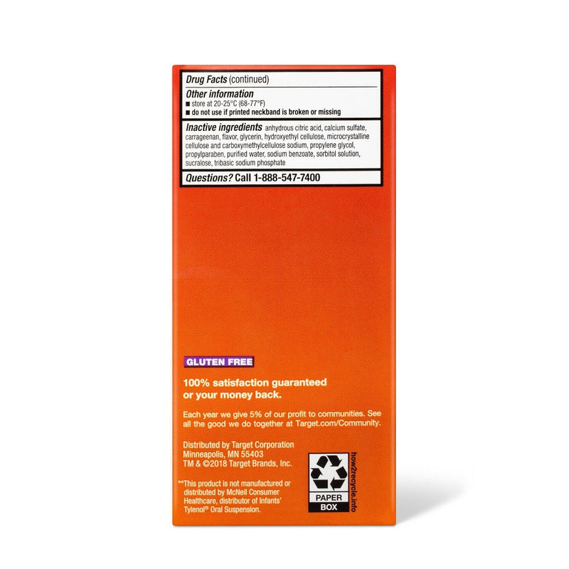 Dye-Free Infants' Acetaminophen - 2pk/2 fl oz Each - up & up