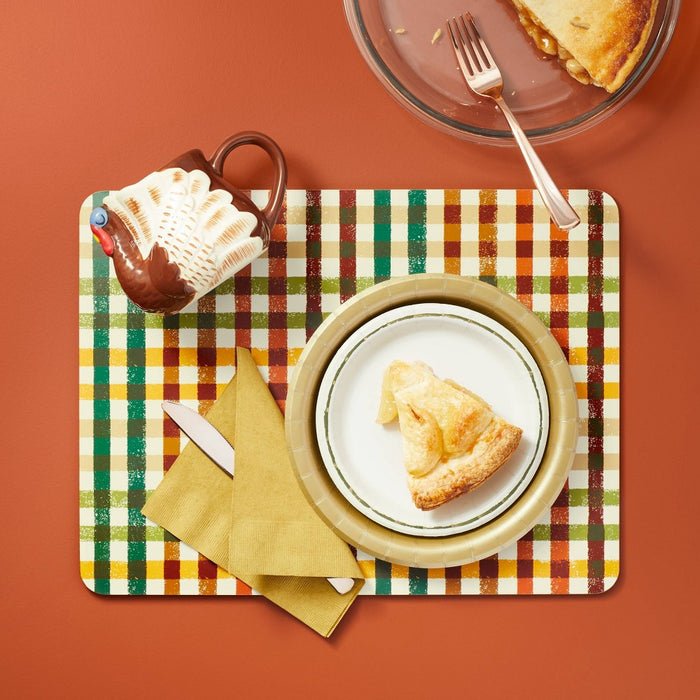 8.5" 20ct Dinner Paper Plates Gold - Spritz