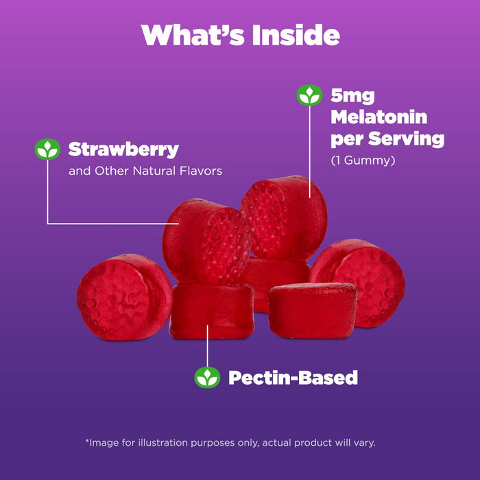 Natrol Melatonin 5mg Sleep Aid Gummies - Strawberry - 90ct