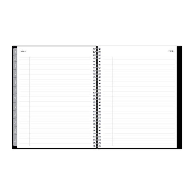 Blue Sky 2024 Enterprise Planner 8.5"x11" Weekly/Monthly Black