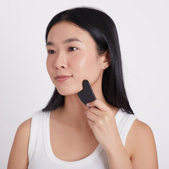 Plum Beauty Obsidian Gua Sha Stone