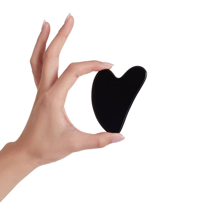 Plum Beauty Obsidian Gua Sha Stone