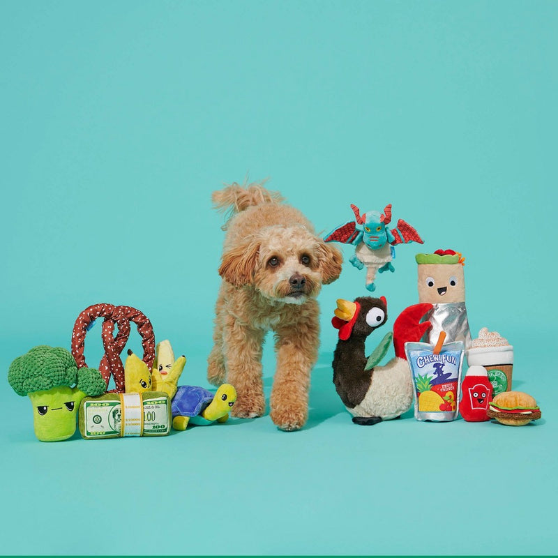 BARK Cock-a-Doodle-Chew Dog Toy