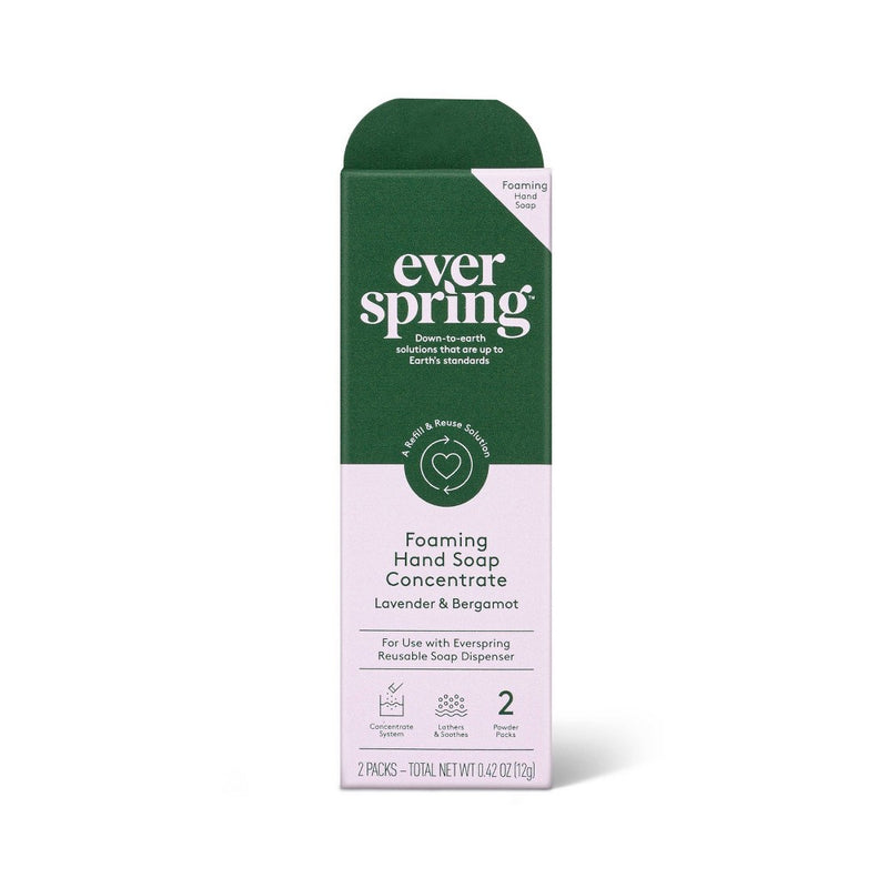 Ultra-Concentrated Hand Soap - Lavender & Bergamot - 0.21oz/2pk - Everspring