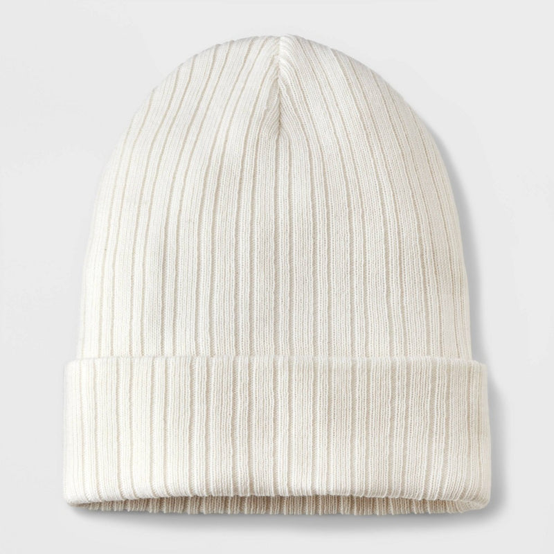 Value Ribbed Beanie - Wild Fable Cream