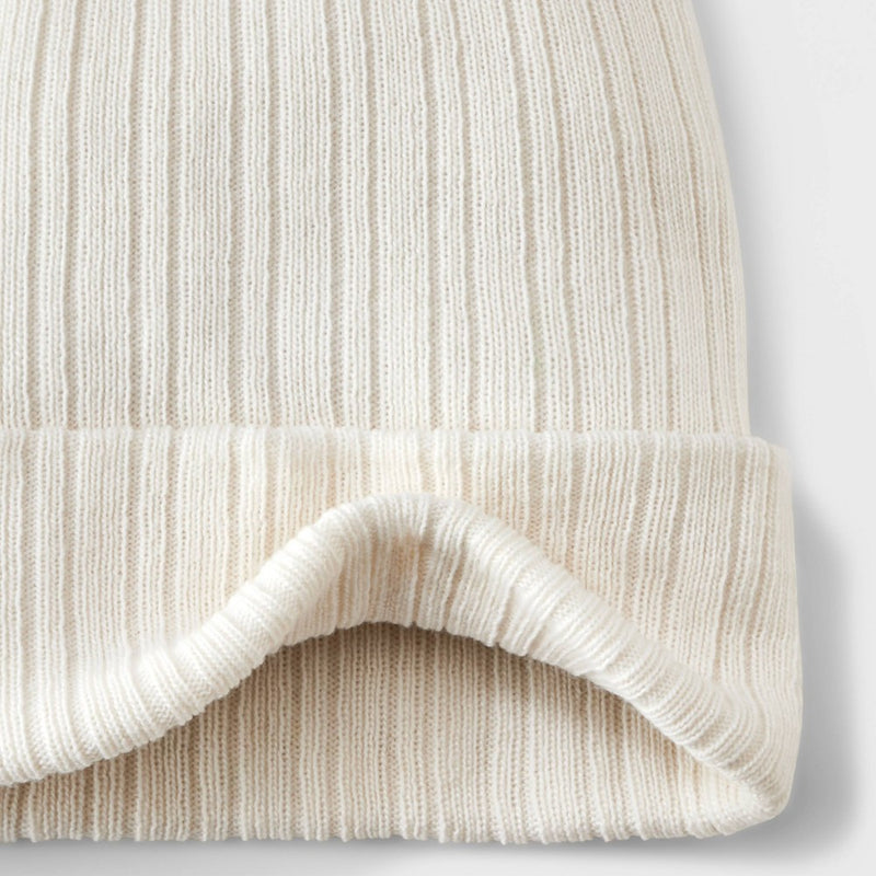Value Ribbed Beanie - Wild Fable Cream