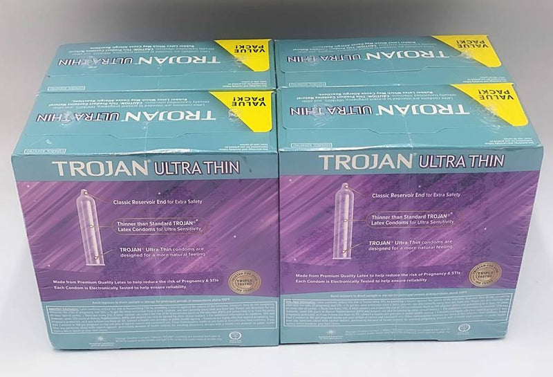 Trojan Ultra Thin Lubricated Condoms - 36ct - EXP. 4/1/2027