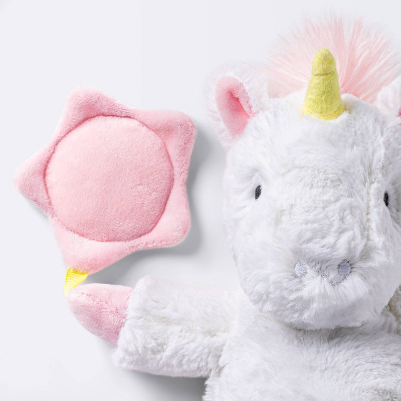 White Unicorn Plush Interactive Toy - Cloud Island