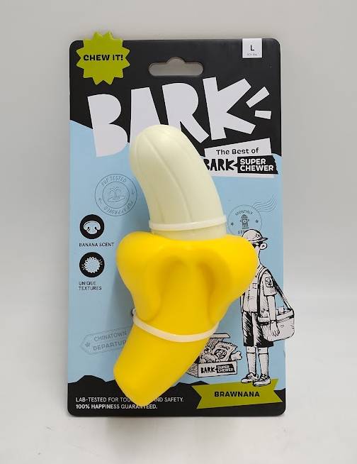 BARK Brawnana Super Chewer Dog Toy
