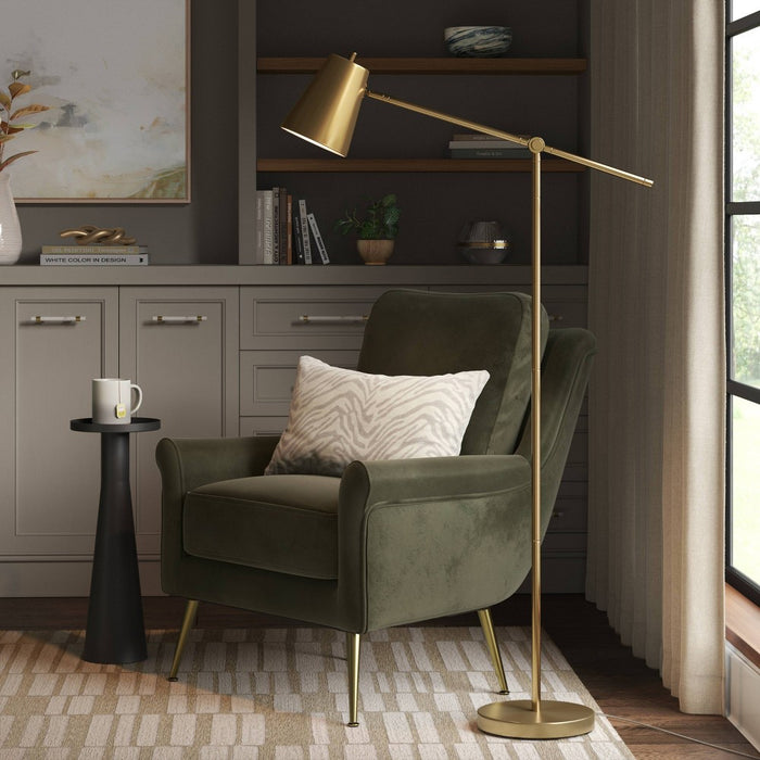 Cantilever Floor Lamp Brass - Threshold