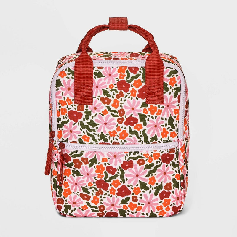 Toddler Girls' 10.5" Floral Backpack - Cat & Jack Pink