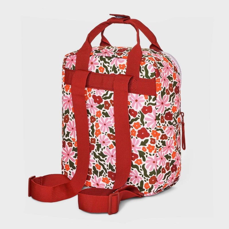Toddler Girls' 10.5" Floral Backpack - Cat & Jack Pink