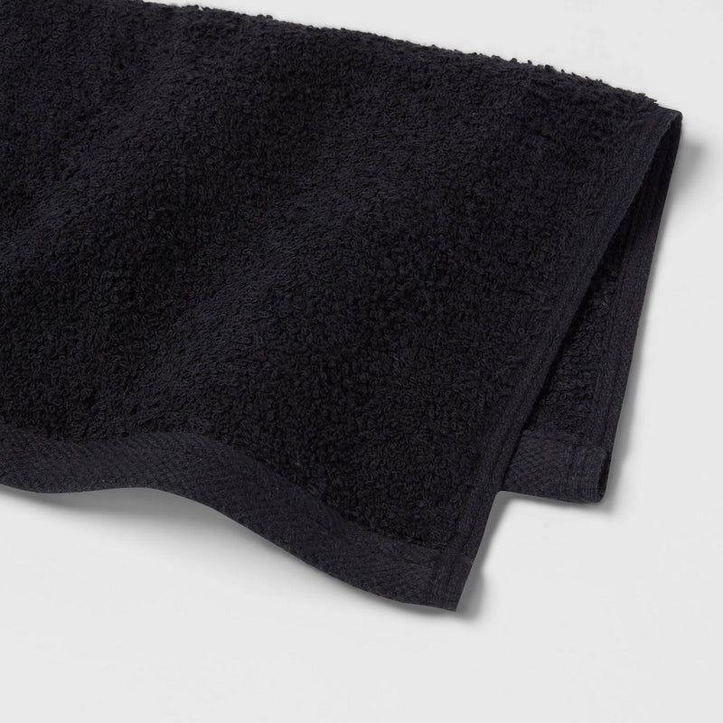 Everyday Washcloth Black - Room Essentials