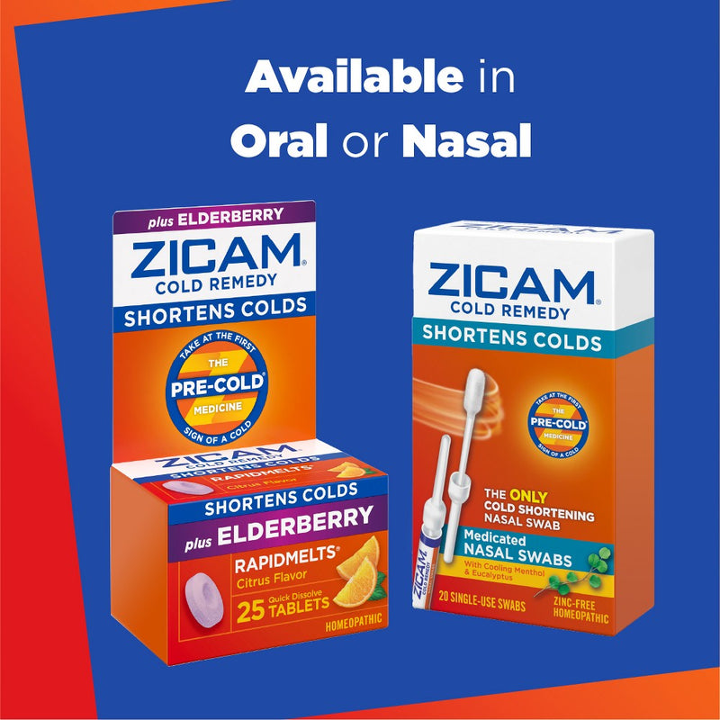 Zicam Zinc Cold Remedy ULTRA RapidMelts Quick Dissolve Tablets - Orange Cream - 18ct