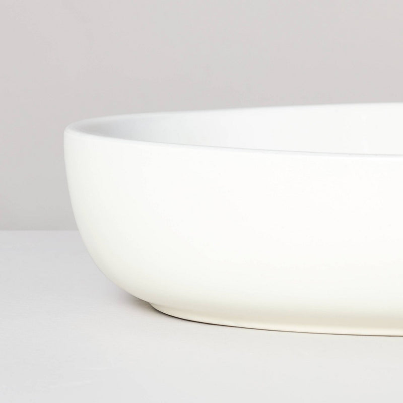 4pk 34oz Stoneware Pasta/Grain Bowl Set Cream - Hearth & Hand with Magnolia