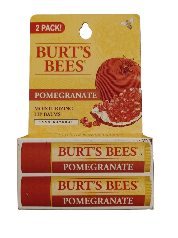 Burt's Bees Pomegranate Lip Balm - 0.3oz -2 Count