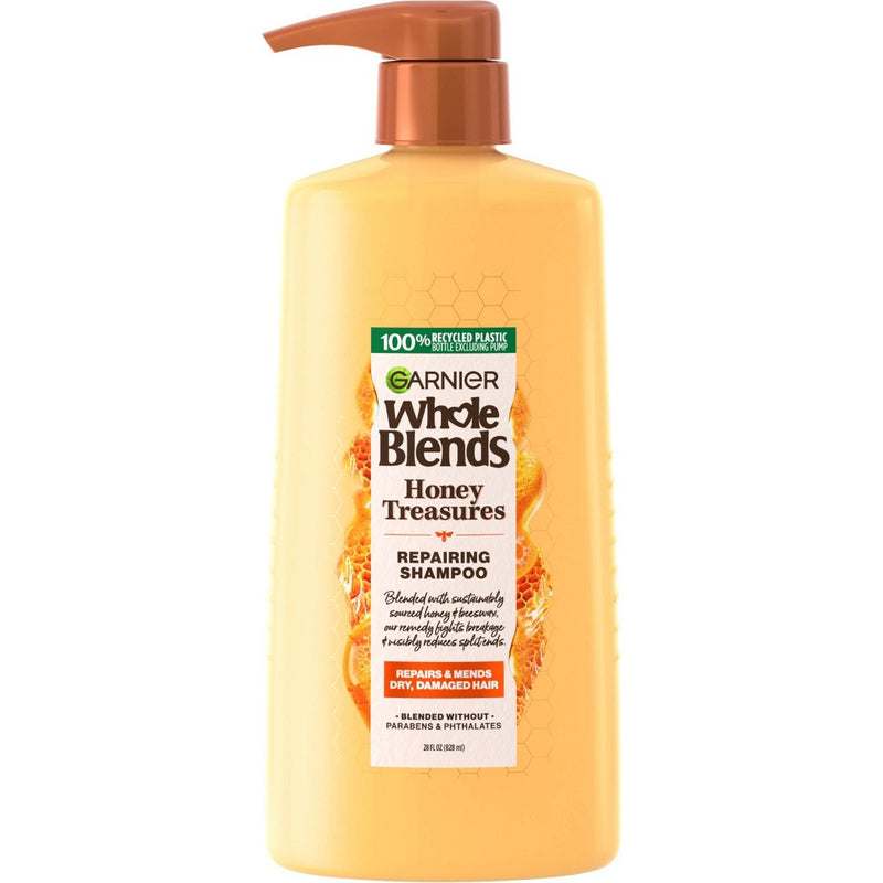 Garnier Whole Blends Repairing Shampoo Honey Treasures for Damaged Hair - 28 fl oz