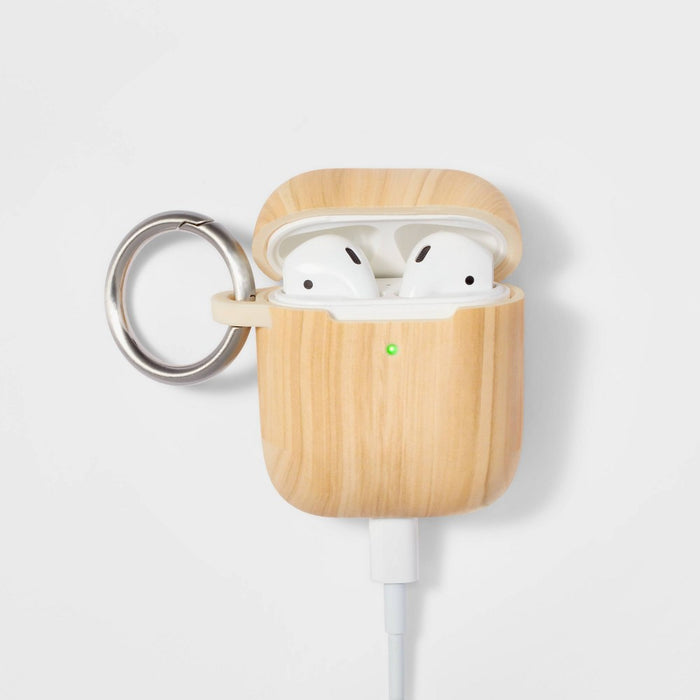 AirPod Gen 1/2 Case with Clip - heyday Light Woodgrain