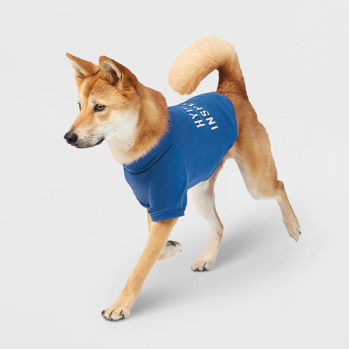 Blue Hydrant Inspector Dog Sweatshirt - L - Boots & Barkley