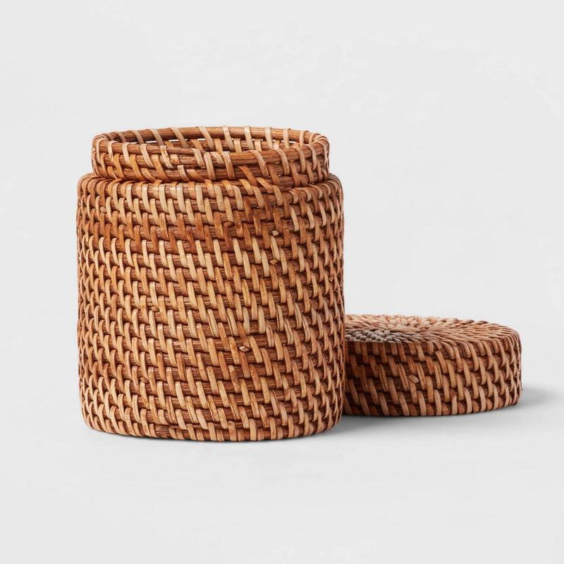 Rattan Canister Light Brown - Threshold