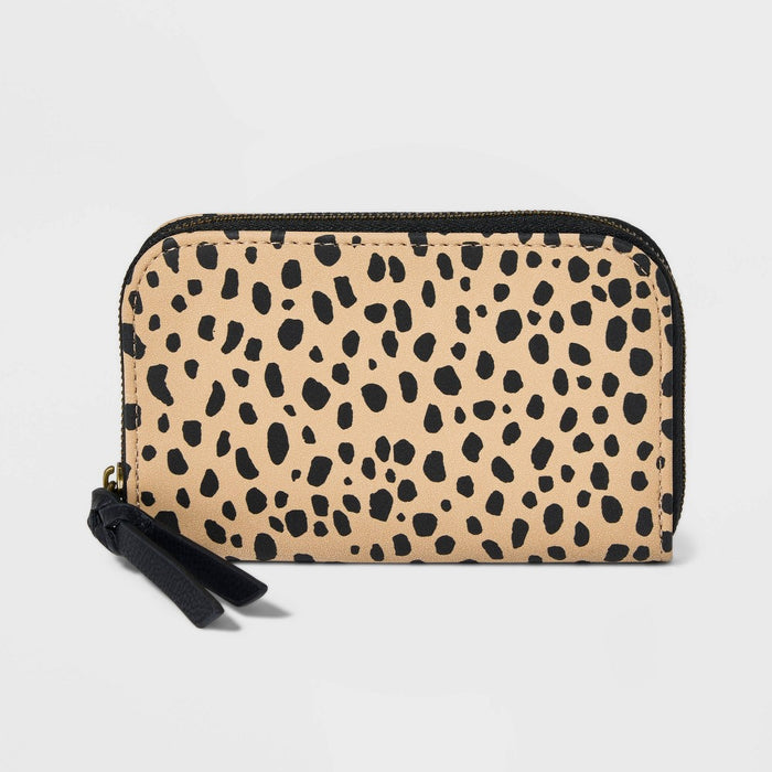 Leopard Print Small Zip Wallet - Universal Thread